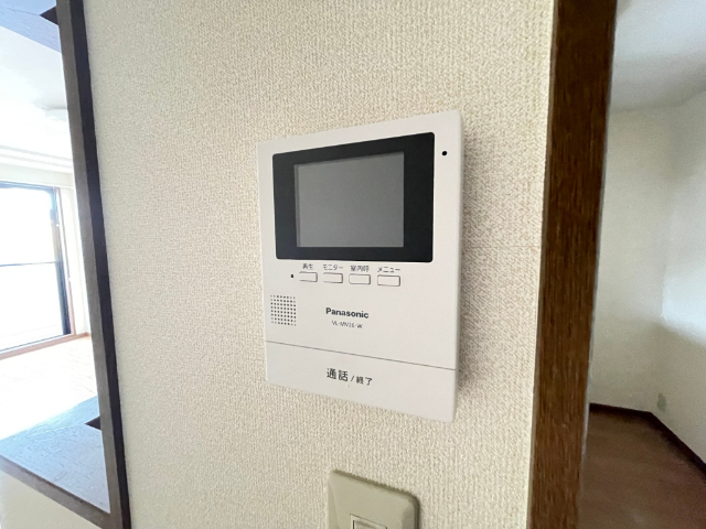 セキュリティ　モニター付きインターホンです