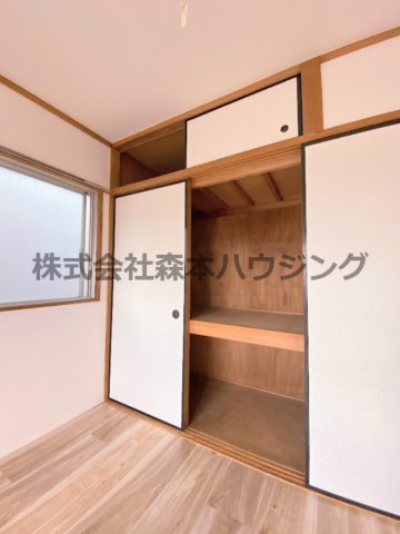 収納　たっぷりとした収納スペースです