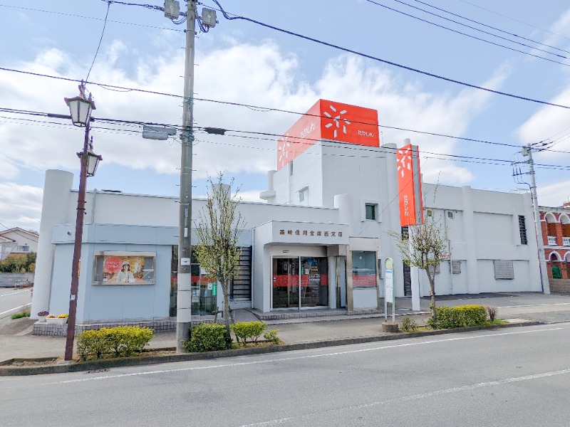 銀行　高崎信用金庫西支店（銀行）まで801m