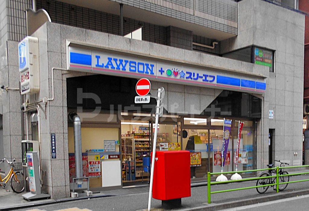 コンビニ　ローソン・スリーエフ日本橋中洲店（コンビニ）まで180m