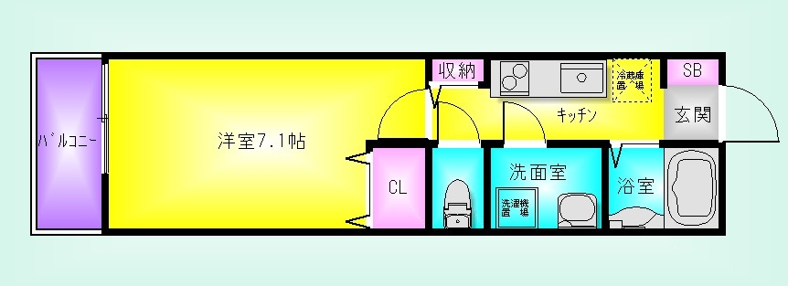 ソレイユIIの間取り写真