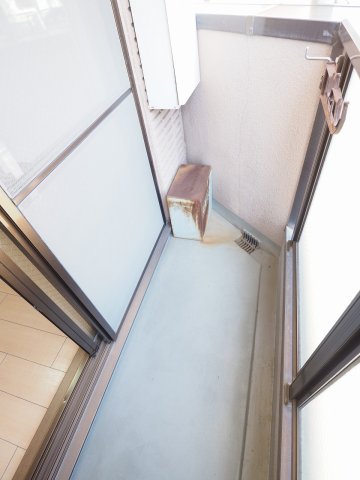 バルコニー　落ち着いた時間を過ごせるバルコニーです