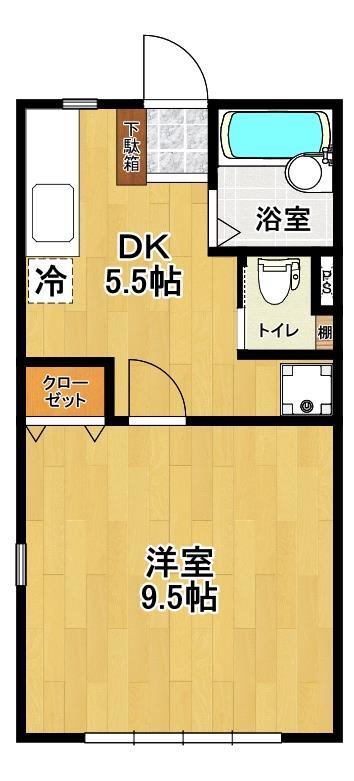 アミューズハイツの間取り写真