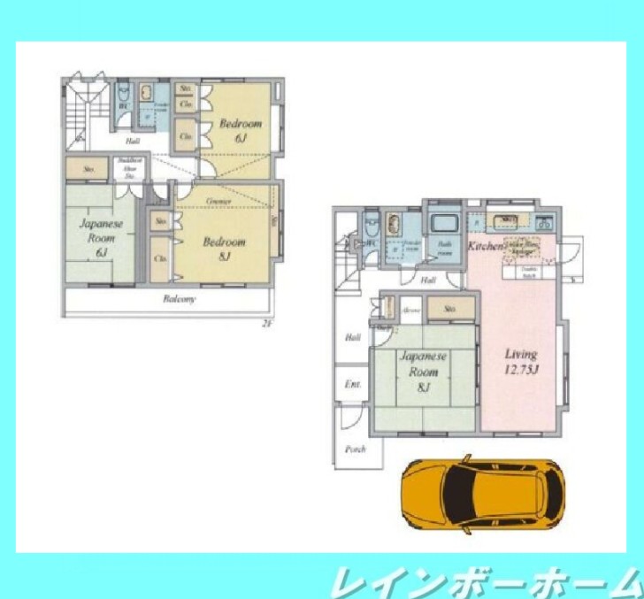 流山市前ヶ崎戸建ての間取り写真