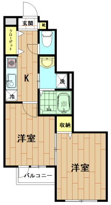 東急東横線 日吉駅 徒歩10分 2階建 築15年の間取り写真