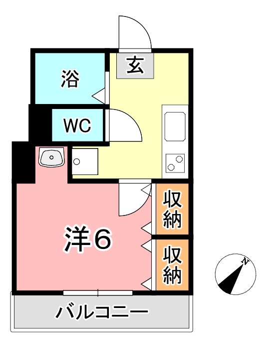 アトラス老松の間取り写真