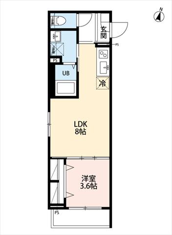 ＪＲ川越線 西大宮駅 徒歩9分 3階建 新築の間取り写真