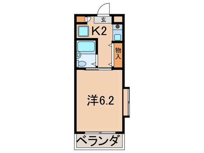 マンション三木の間取り写真