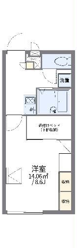 レオパレスコテナン阿見中央の間取り写真