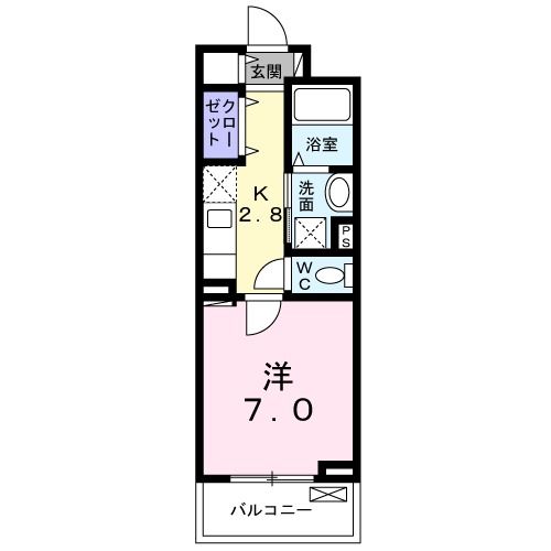 エクセレント市ヶ尾の間取り写真