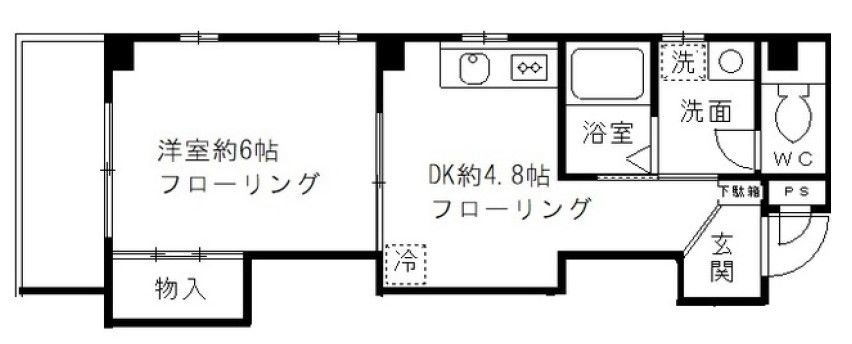 リベルテ押上の間取り写真