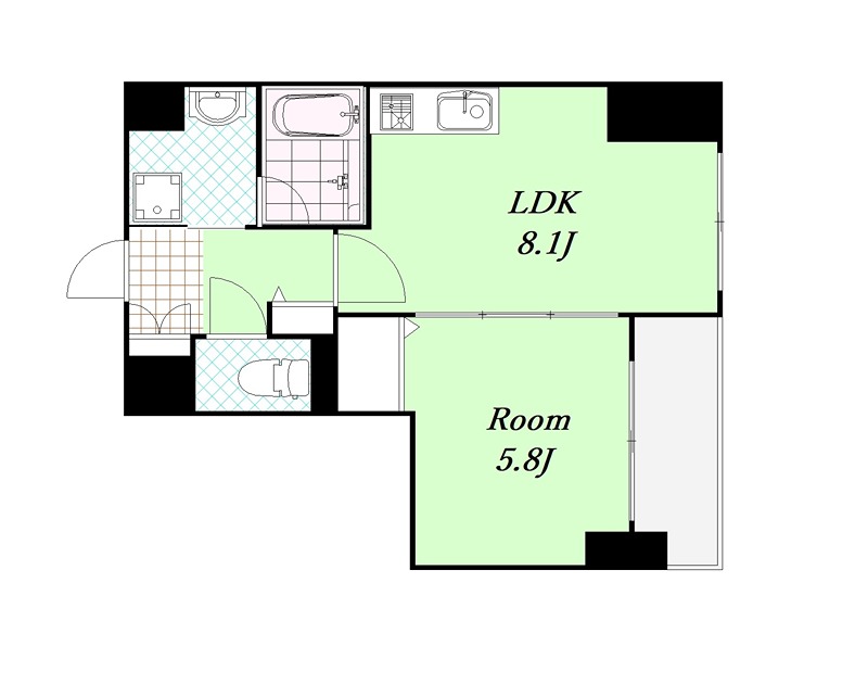 プログレスコート梅田北の間取り写真