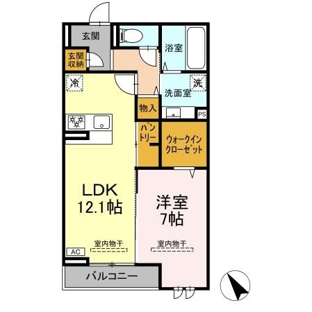 D-ROOM 松山の間取り写真