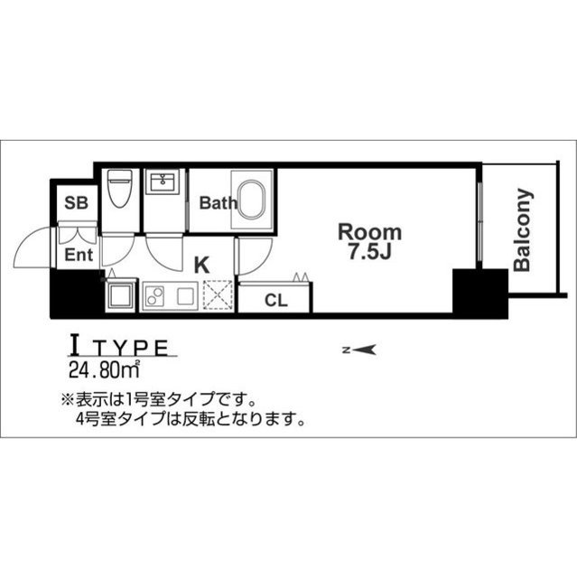 ウォークフォレスト御幸町の間取り写真