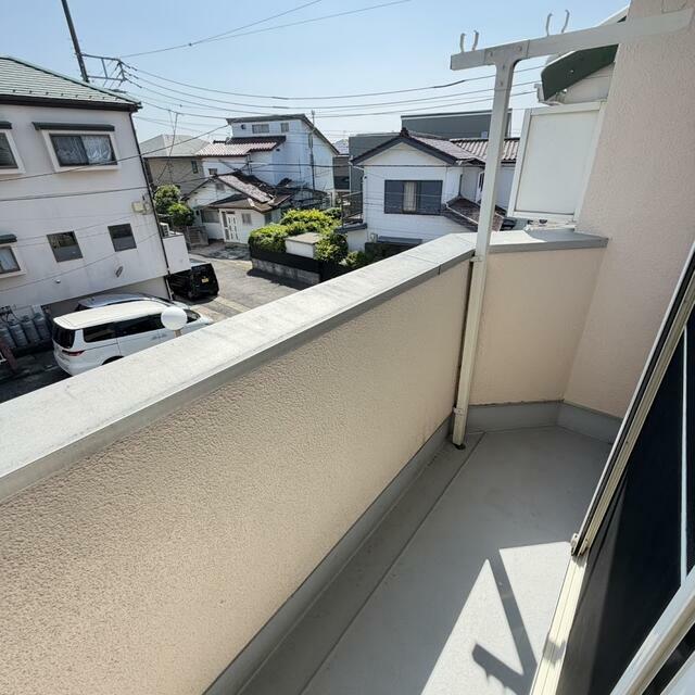 バルコニー　晴れた日にはお洗濯が捗ります☆