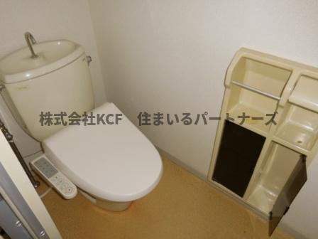 トイレ　ゆったりとした空間のトイレです