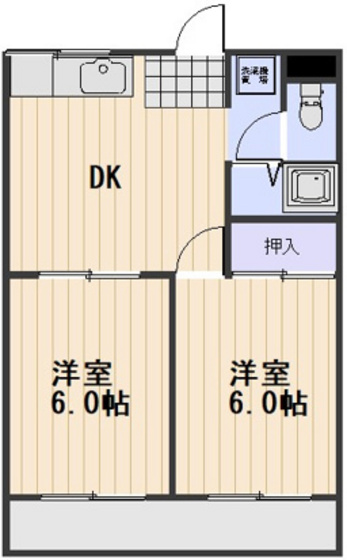 シェルティ三浜町の間取り写真