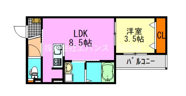 YR蘇我の間取り写真