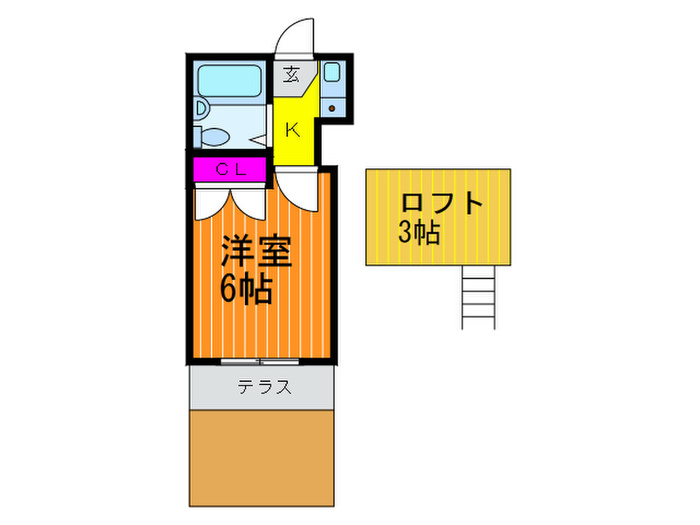 カ-サ四条畷の間取り写真