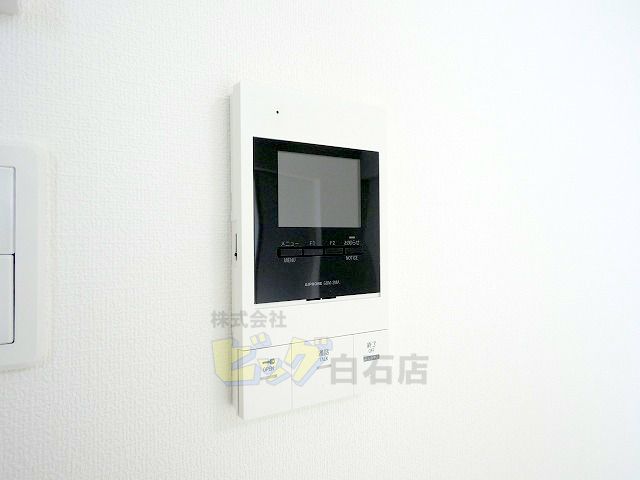 セキュリティ　モニター付きインターホン完備しています♪