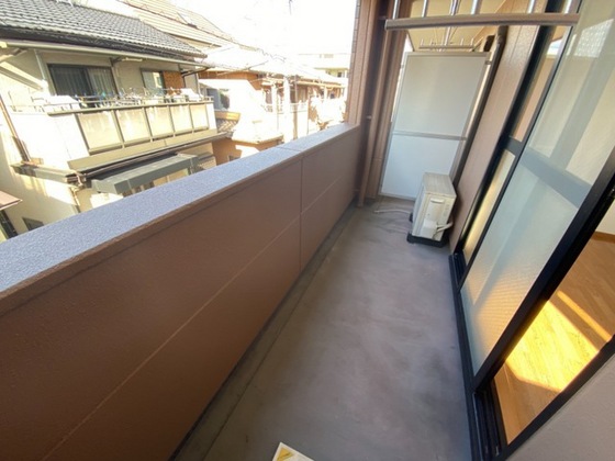 バルコニー　※別部屋の写真です