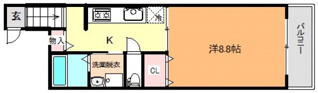 エンブレム熊取五門の間取り