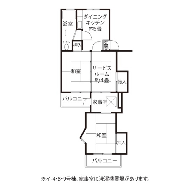 ＪＫＫ東京　大和芝中住宅8-503の間取り