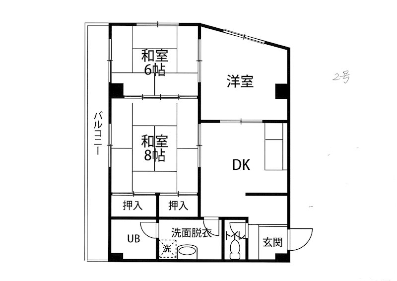 冨安ビルの間取り