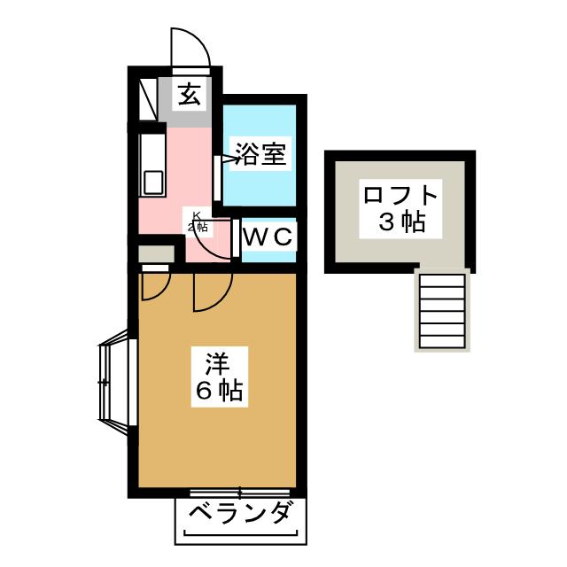 ロフティ西勝山の間取り