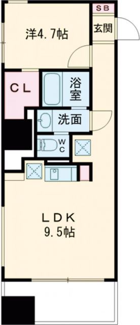 豊島区西池袋のマンションの間取り