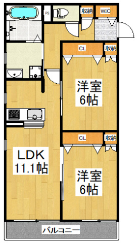 Salienteの間取り