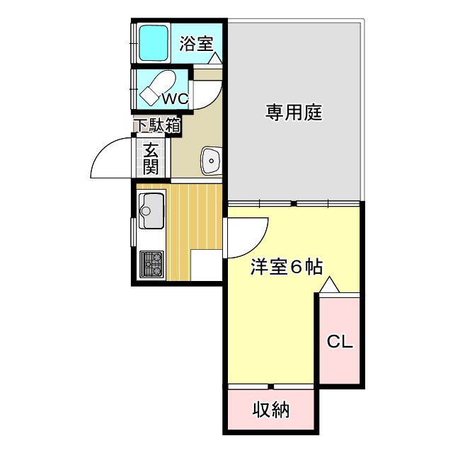 和束ハイツの間取り