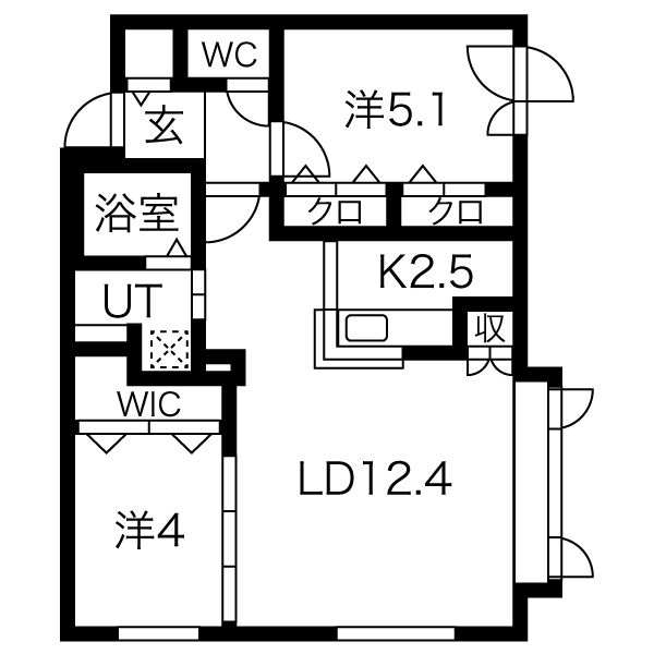 仮）アルファスクエア南４西１５の間取り