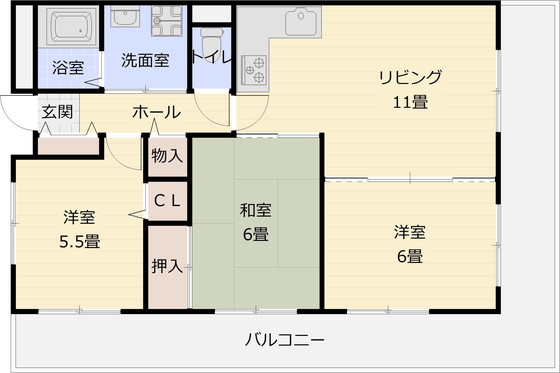 ハミングバードの間取り