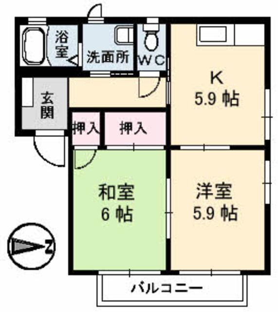 フォーレス横水の間取り