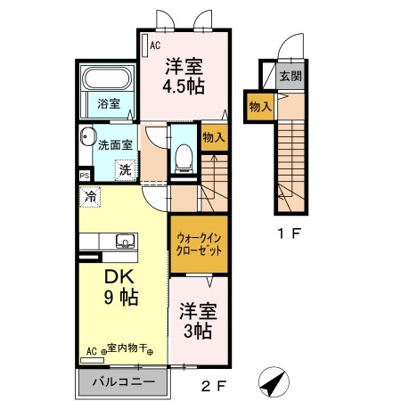 ステラ（ＤＲ）の間取り