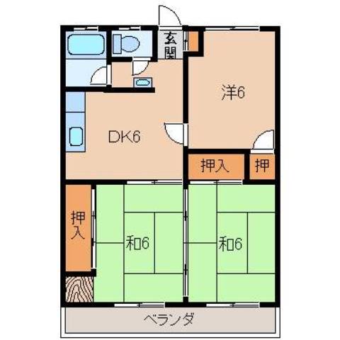 谷口マンションの間取り