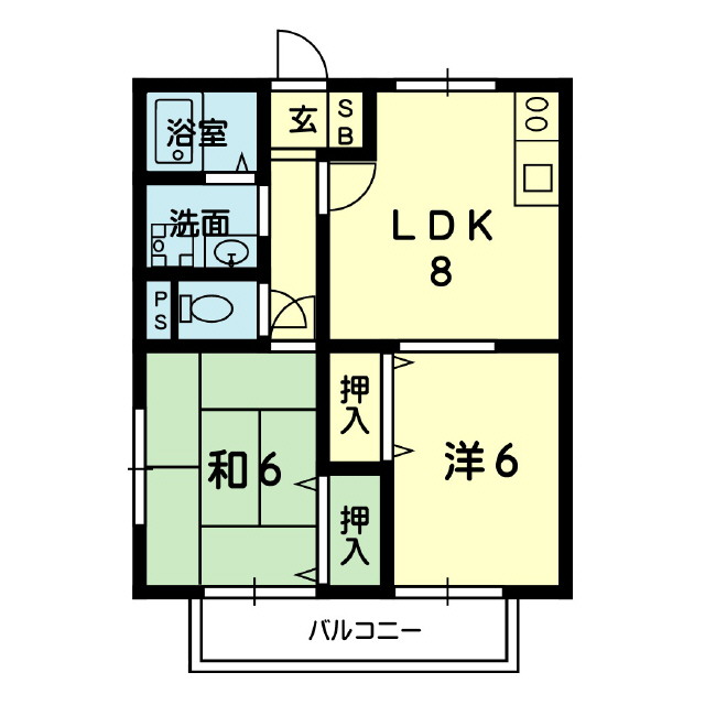 シティハウスＫの間取り