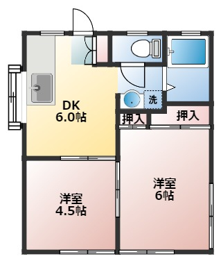 ハイム霞の間取り