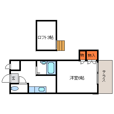 シティベール花尾の間取り