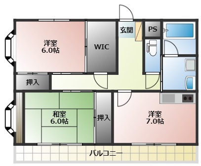 カーサ・DHの間取り