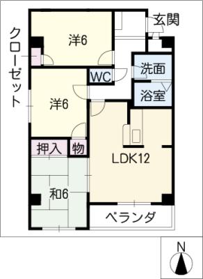 サニー華弘の間取り