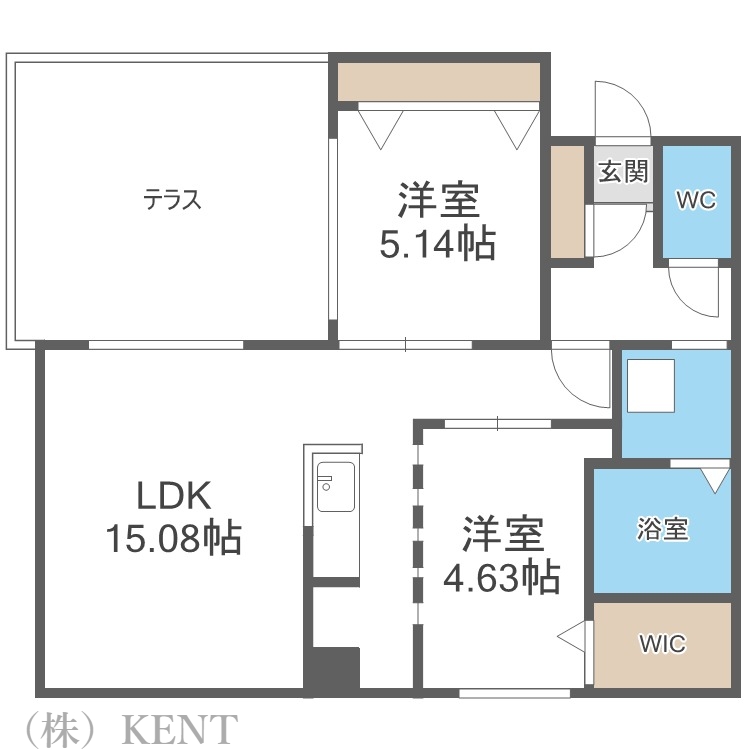 コローレ８１９の間取り