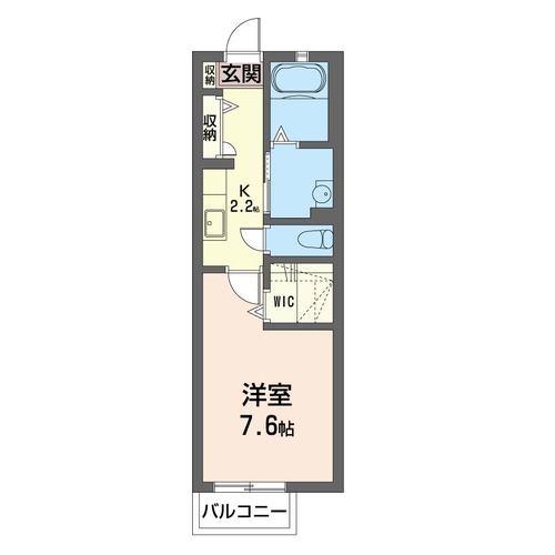 市原市白塚のアパートの間取り