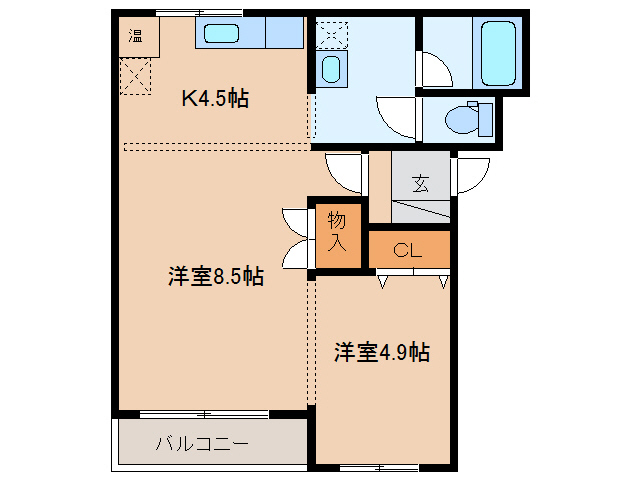 モンテーニュIIの間取り