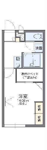 レオパレスサマーウィンドウの間取り