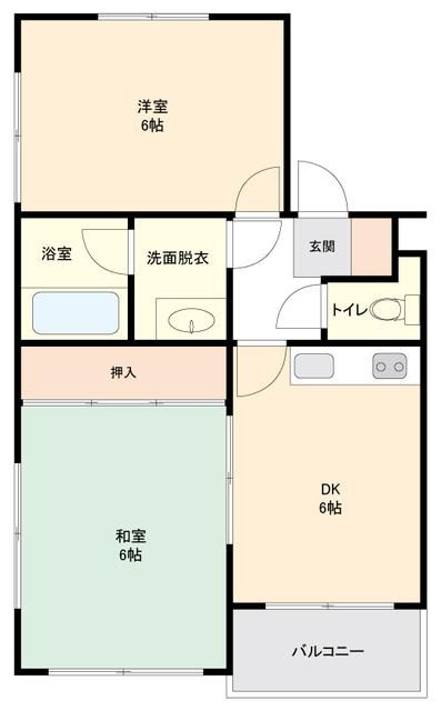 ルピナス南柏の間取り