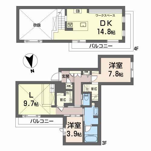 ヒストリア堀川小泉の間取り