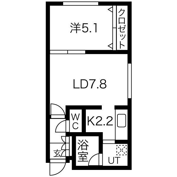 ベルビューイルミネの間取り