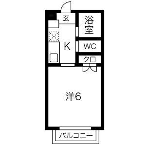 シンシア緑の間取り